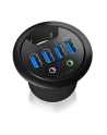 icybox IB-HUB1403A HUB biurkowy 60mm - nr 5