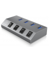 icybox IB-HUB1405C 4 portowy Hub USB 3.0 - nr 1