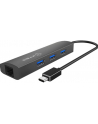 icybox IB-HUB1406-C 3-portowy HUB i LAN - nr 1