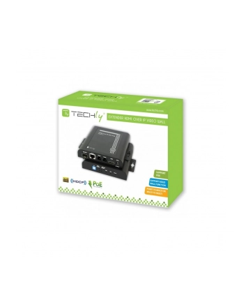 techly Nadajnik extendera HDMI over IP z funkcją ściany wizyjnej, PoE nr 1