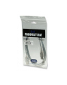 Manhattan Kabel USB 2.0 A-A M/F 1,8m srebrny - nr 2