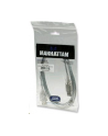 Manhattan Kabel USB 2.0 A-A M/F 1,8m srebrny - nr 4