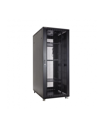 Linkbasic szafa stojąca rack 19'' 47U 800x1000mm czarna (drzwi perforowane) nr 2