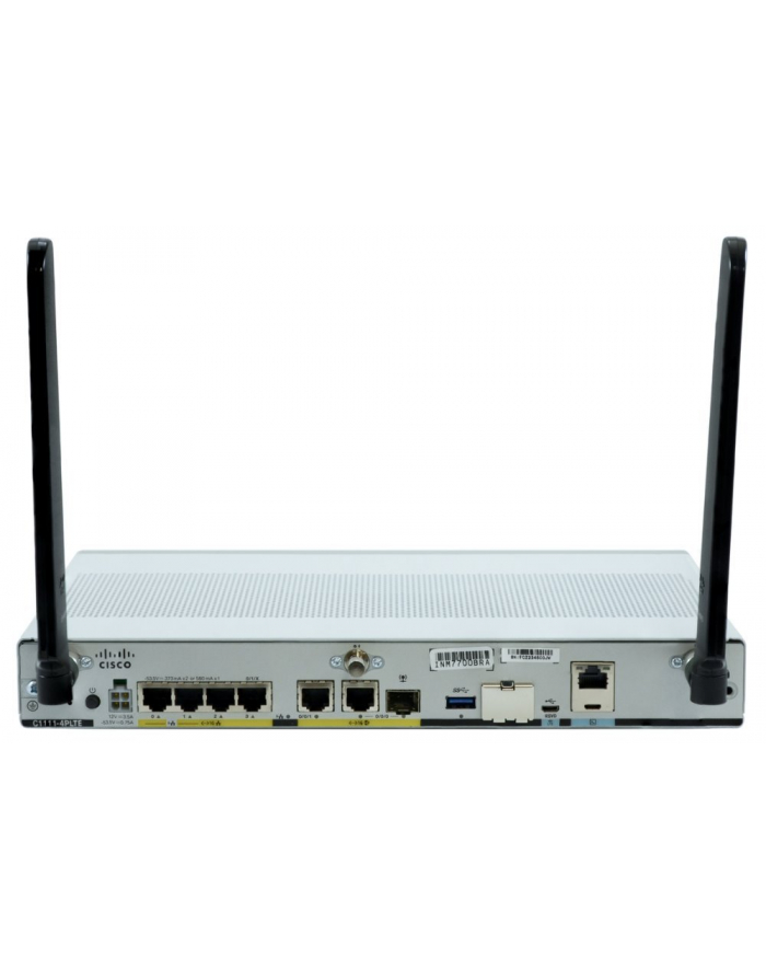 Cisco ISR 1100 4P Dual GE Ethernet w/ LTE Adv SMS/GPS EMEA & NA główny