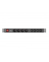 lanberg Listwa zasilająca Rack PDU 1U 4x PL + 4x IEC C13 2m 16A czarna - nr 15