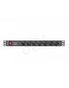 lanberg Listwa zasilająca Rack PDU 1U 7x Schuko 2m 10A czarna - nr 12