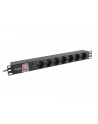 lanberg Listwa zasilająca Rack PDU 1U 7x Schuko 2m 10A czarna - nr 27