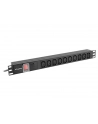 lanberg Listwa zasilająca Rack PDU 1U 10x IEC C13 2m 10A czarna - nr 27