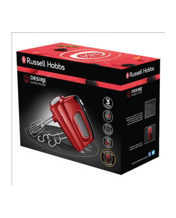 russell hobbs Mikser ręczny Desire czerwony 24670-56 nr 2