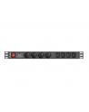 lanberg Listwa zasilająca Rack PDU 1U 4x PL + 4x IEC C13 2m 16A czarna - nr 10