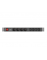 lanberg Listwa zasilająca Rack PDU 1U 4x PL + 4x IEC C13 2m 16A czarna - nr 2