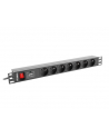 lanberg Listwa zasilająca Rack PDU 1U 7x PL 2m 16A czarna - nr 1