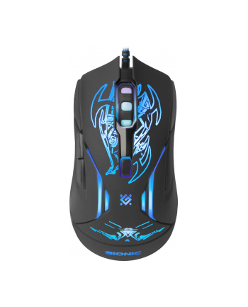 Mysz przewodowa Defender BIONIC GM-250L 3200dpi 6P + podkładka Gaming + GRA