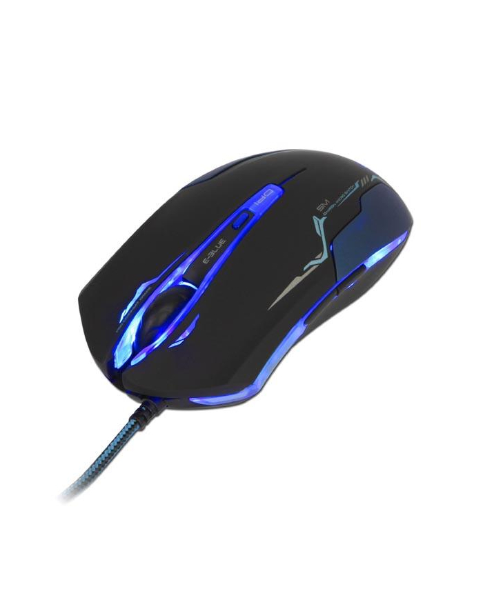 Mysz przewodowa E-Blue Auroza optyczna Gaming czarno-niebieska główny