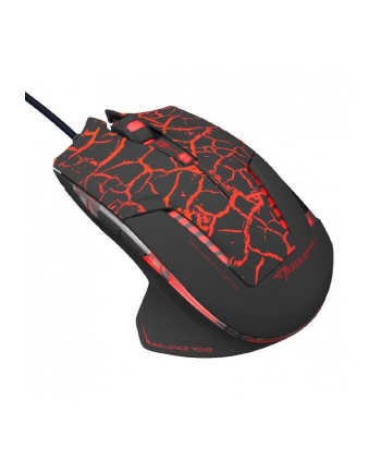 Mysz przewodowa E-Blue Mazer Pro optyczna Gaming czarno-czerwona