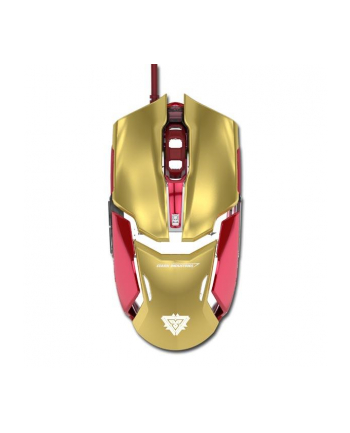 Mysz przewodowa E-Blue IRON MAN ARMOR optyczna Gaming złoto-czerwona