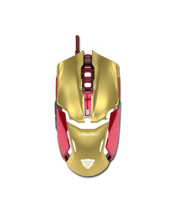 Mysz przewodowa E-Blue IRON MAN ARMOR optyczna Gaming złoto-czerwona główny