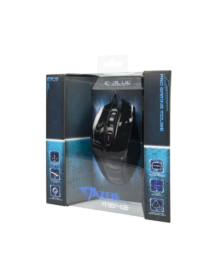 Mysz przewodowa E-Blue Mazer optyczna Gaming czarna główny