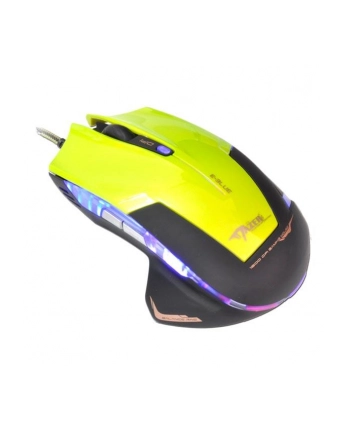Mysz przewodowa E-Blue Mazer R optyczna Gaming czarno-zielony
