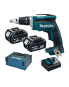 Makita DFS452RTJ cordless drywall screwdriver + MAKPAC + 2 Batteries 5.0Ah - nr 1