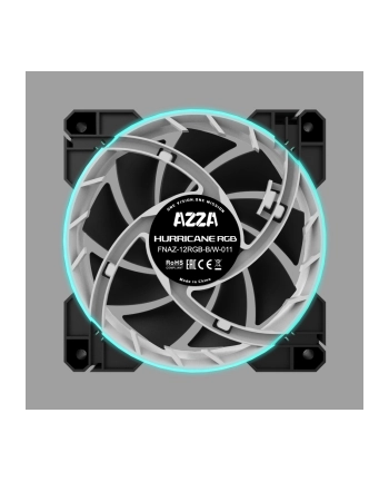 AZZA Hurricane RGB 120mm - black nr 1