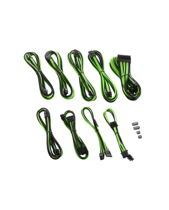 CableMod PRO C-Series Kit RMi,RMx black/green - ModMesh nr 1
