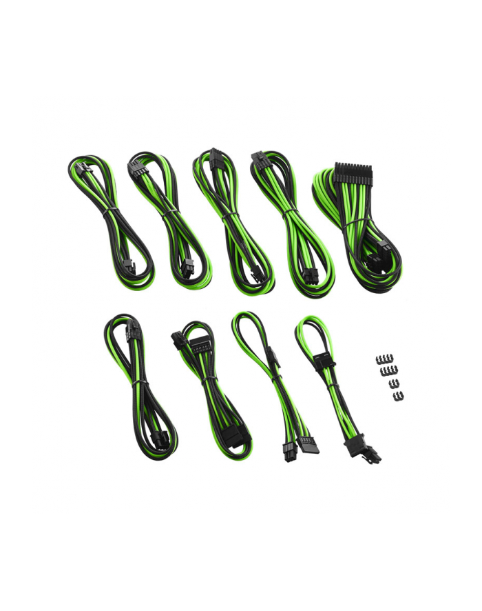 CableMod PRO C-Series Kit RMi,RMx black/green - ModMesh główny