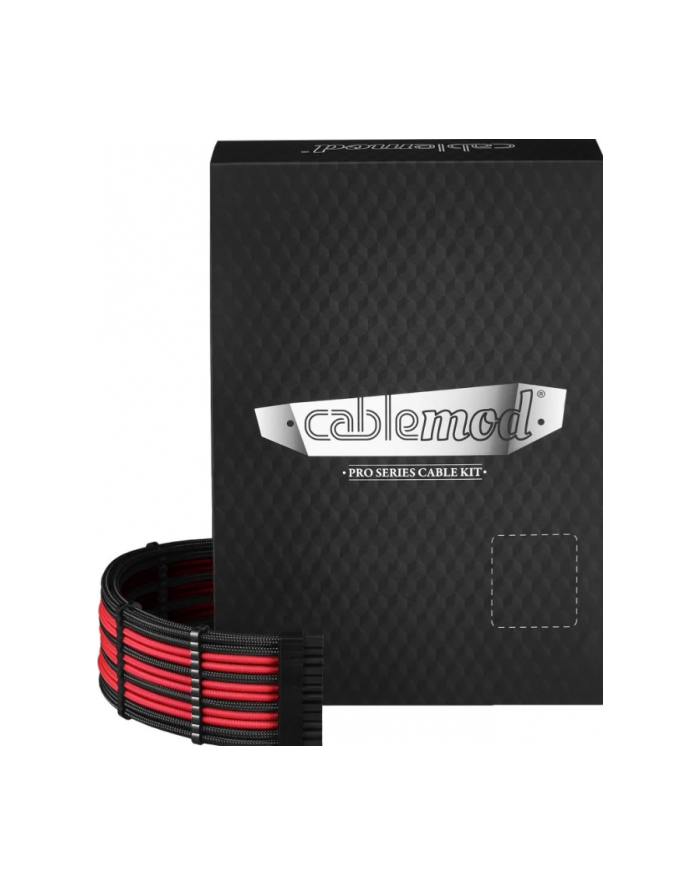 CableMod PRO C-Series Kit RMi,RMx black/red - ModMesh główny