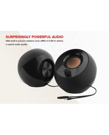creative labs Creative Pebble Black - 2.0 USB Jack
