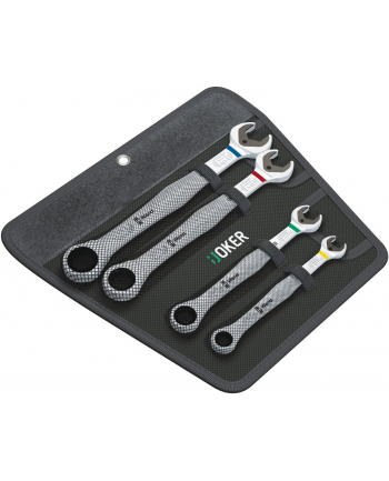 Wera Joker foot ring ratchet spanner set - 4-pieces - 05073290001