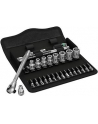 Wera Zyklop Metal-Push Ratchet & Socket set of 28 Metric 1/2in Drive - 05004077001 - nr 1