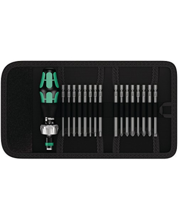 Wera Kraftform Compact 60 RA bit holder-screwdriver set 1/4'' - 17-pieces - 05051040001