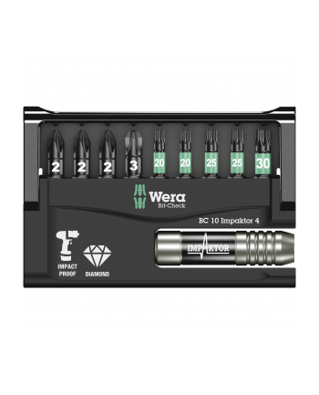Wera bit-Check 10 Impaktor 4 bit set - 10-pieces - 05057417001 nr 2