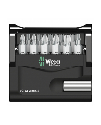 Wera bit-Check 12 Wood 2 bit set - 12-pieces - 05057422001