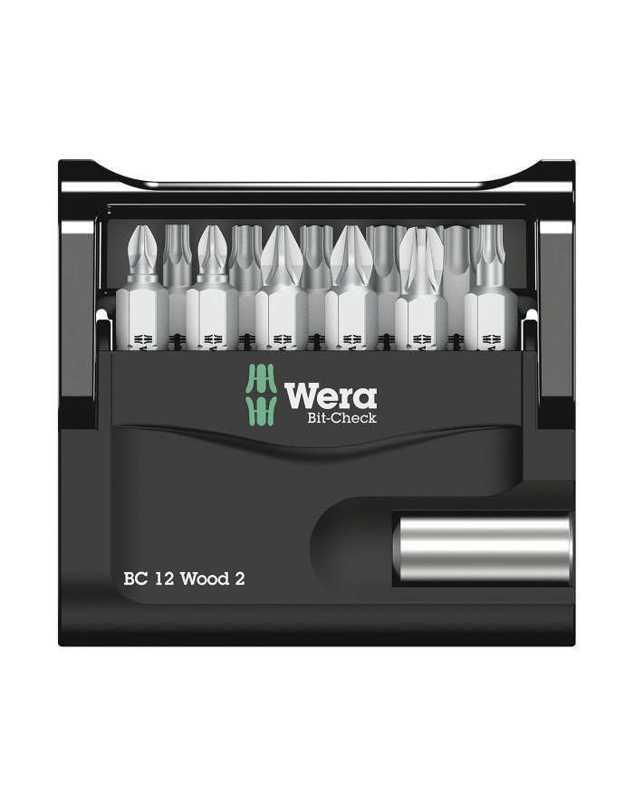 Wera bit-Check 12 Wood 2 bit set - 12-pieces - 05057422001 główny