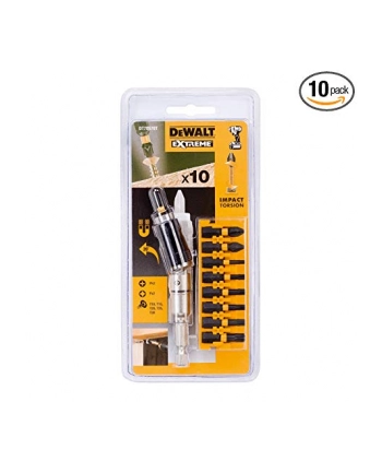 DeWalt DT70578T-QZ extreme Impact Torsion bit set with abknickbarem bit Holder - set of 10 nr 2