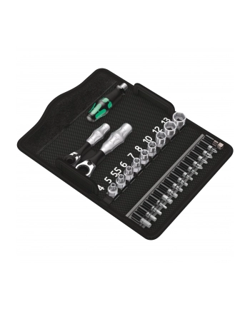 Wera Zyklop mini 2 bit set/wrench set 1/4'' - 38-pieces - 05135918001 nr 1