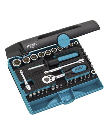 Hazet 853-1 bit set/wrench set 1/4'', 36-piece.