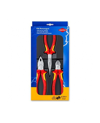 Knipex 00 20 12 Electro pliers set - 3-pieces