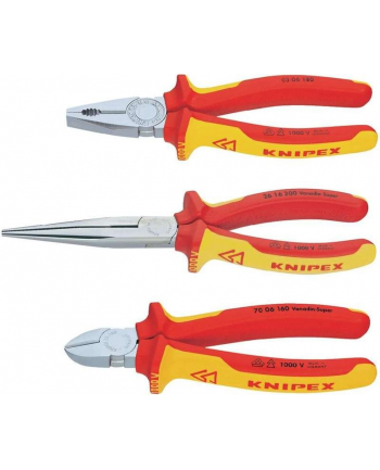 Knipex 00 20 12 Electro pliers set - 3-pieces