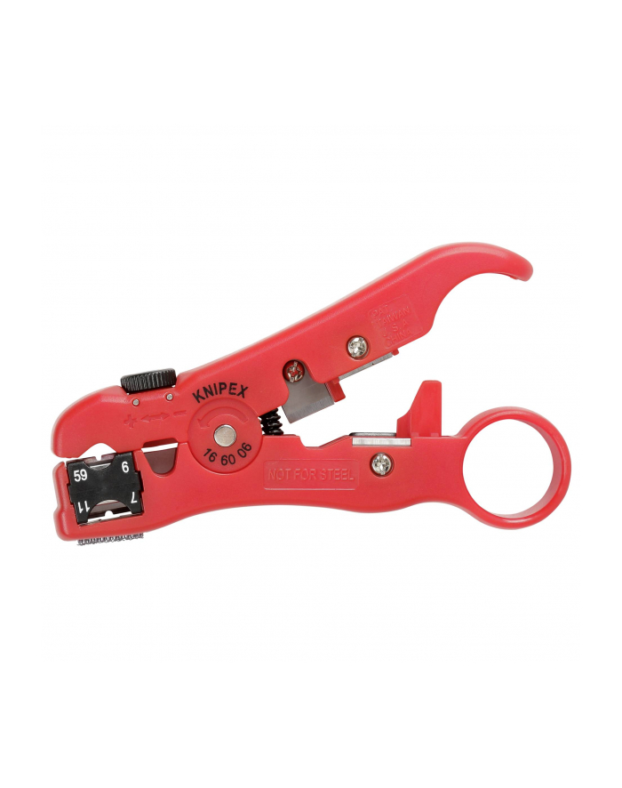 Knipex 16 60 06 cable stripper for coax główny