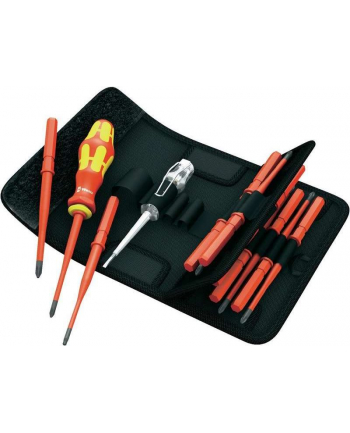 Wera Kraftform Compact VDE bit holder-screwdriver set, 16-piece. - 05003484001