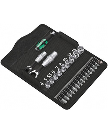 Wera Zyklop mini 2 bit set/wrench set 1/4'' - 38-pieces - 05135918001