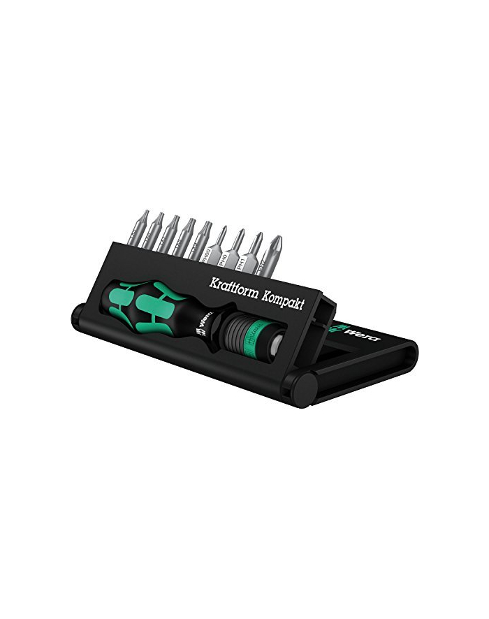 Wera Kraftform Compact 12 bit holder-screwdriver set 1/4'' - 10-pieces - 05135942001 główny