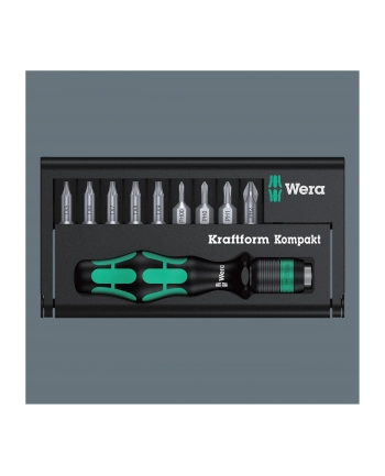 Wera Kraftform Compact 12 bit holder-screwdriver set 1/4'' - 10-pieces - 05135942001 nr 1
