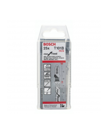 Bosch HCS jigsaw blade Clean for Wood T101B - 25-pack - 2608633622 nr 2