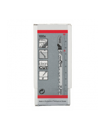 Bosch HCS jigsaw blade Clean for Wood T101D - 100-pack - 2608637877