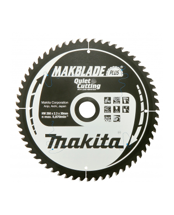 Makita Makblade Plus circular saw blade 260x30mm 40Z - B-32487