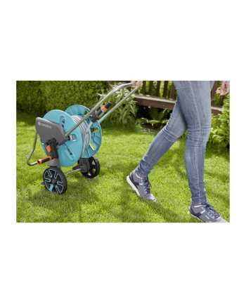 GARDENA Hose Reel AquaRoll M Set - Hose Trolley - 20m