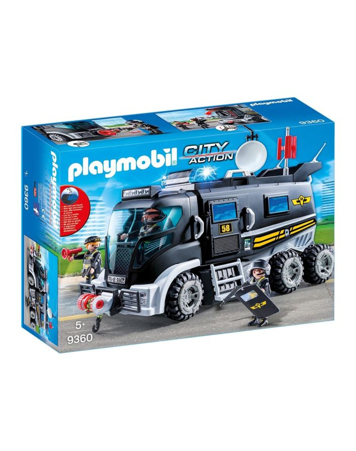 PLAYMOBIL 9360 SEK truck with light and sound główny